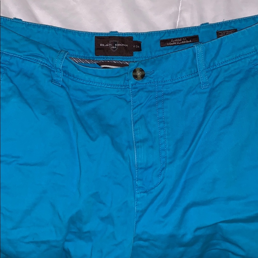 Blue shorts
